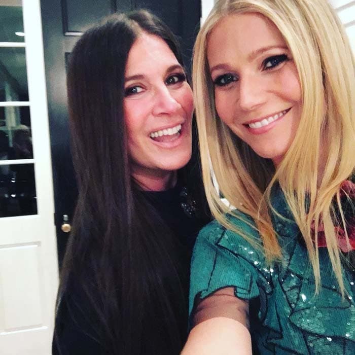 Gwyneth Paltrow excitedly uploads a photo with her stylist friend, Elizabeth Saltzman